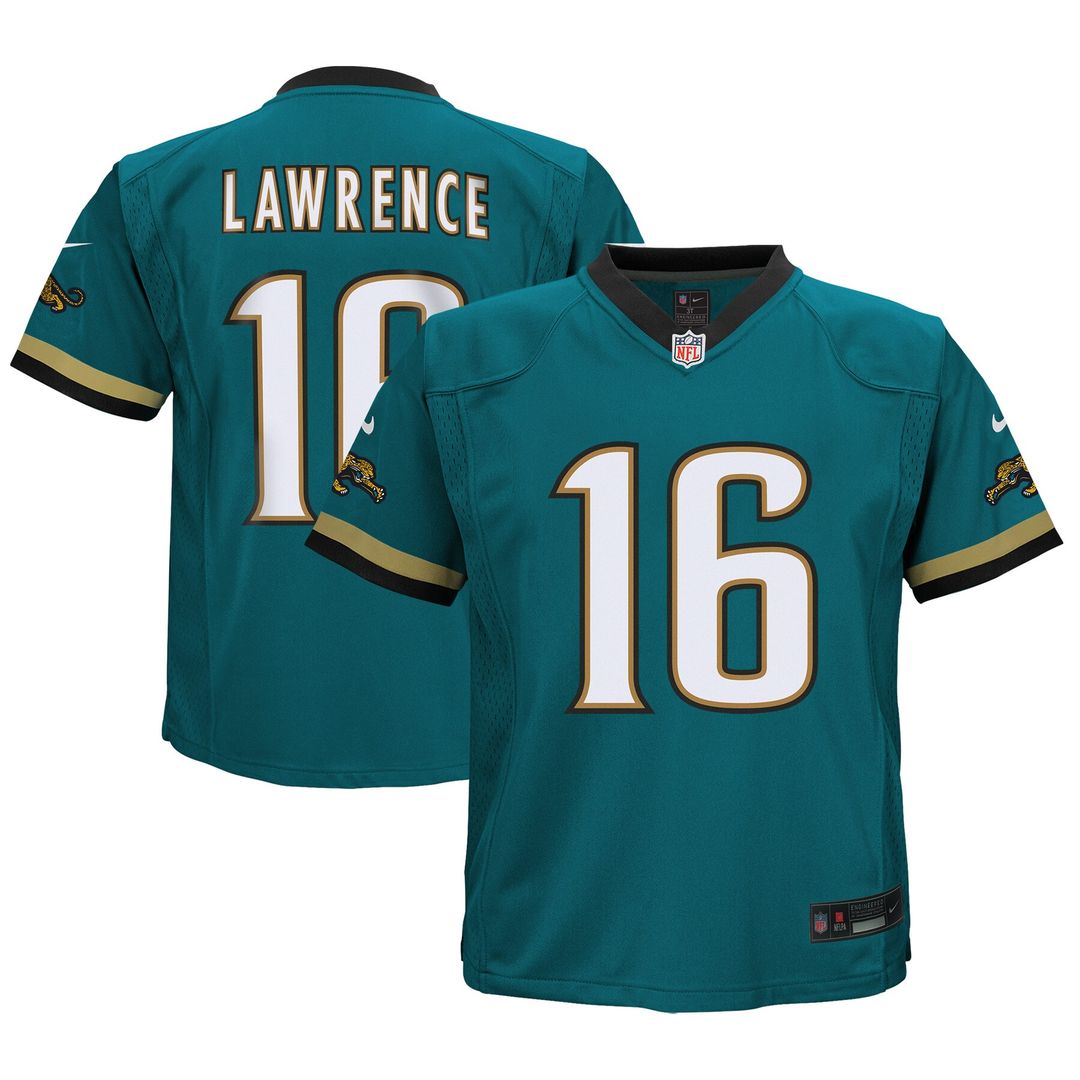 Trevor Lawrence Jacksonville Jaguars Infant Alternate Prowler Throwback Player Game Jersey - Teal