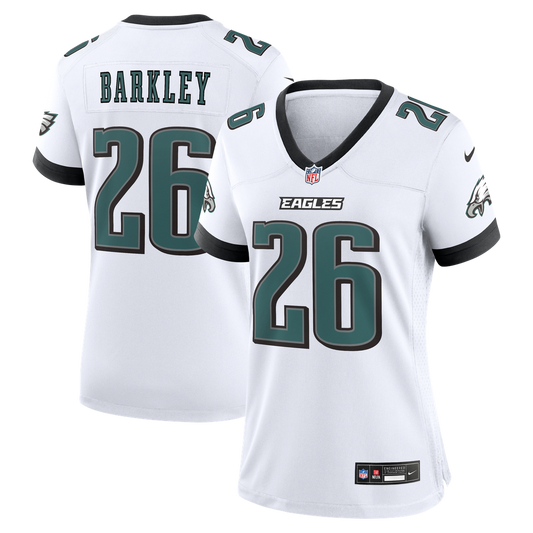 Saquon Barkley Philadelphia Eagles Women's Game Jersey - White