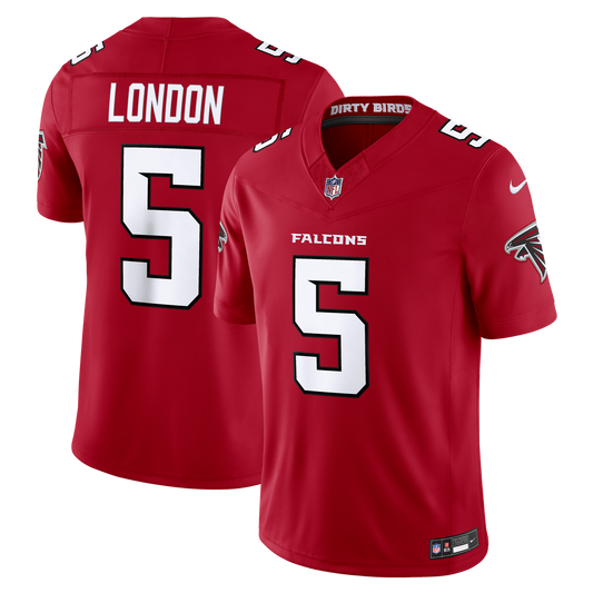 Drake London Atlanta Falcons Vapor F.U.S.E. Stitched Limited Jersey - Red