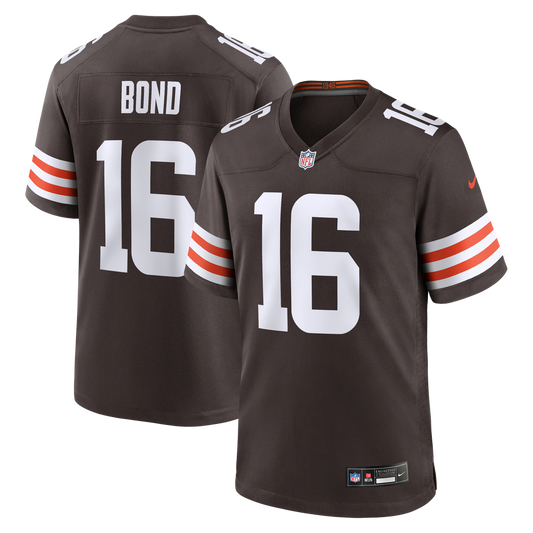 Isaiah Bond Cleveland Browns Team Game Jersey - Brown