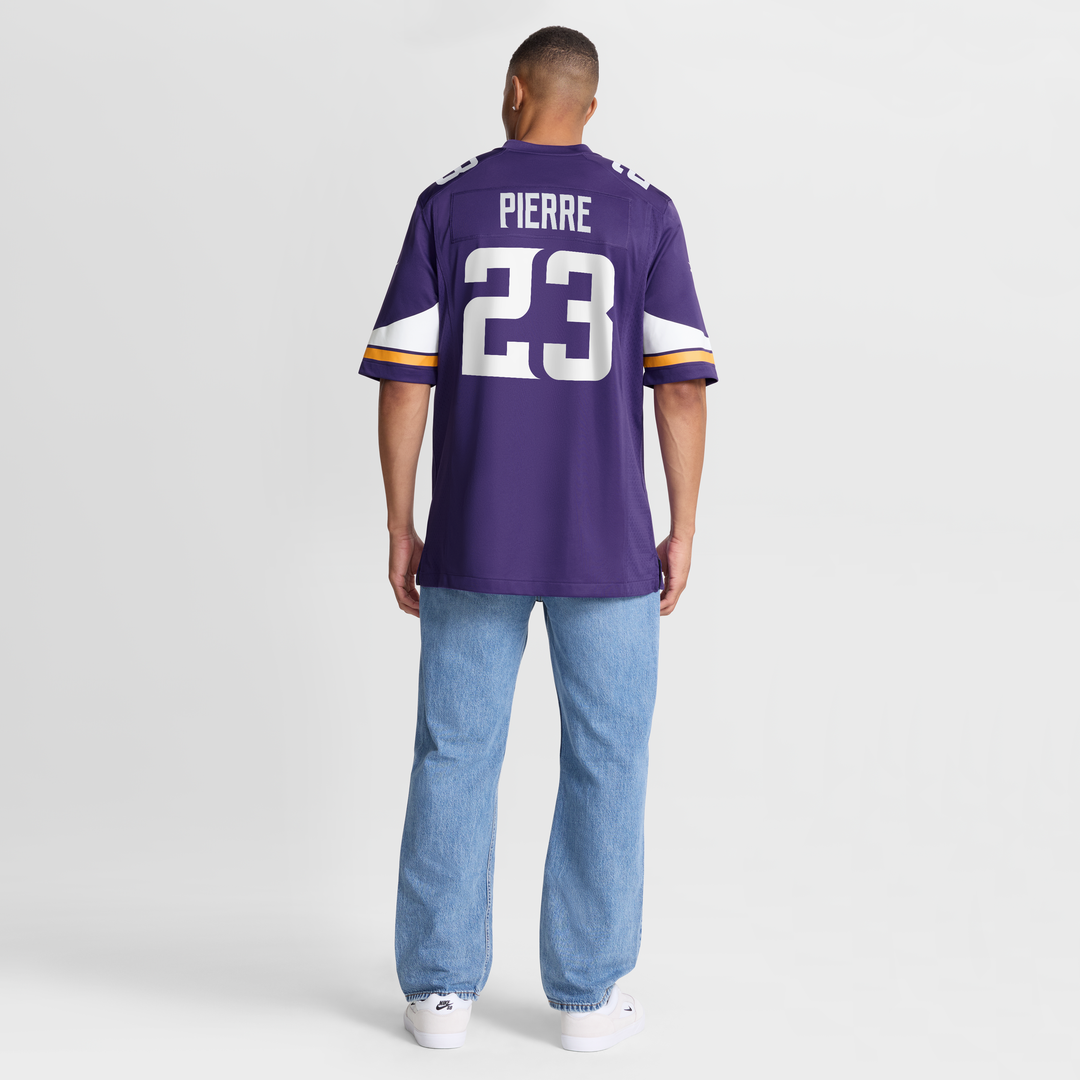 James Pierre Minnesota Vikings Team Game Jersey - Purple