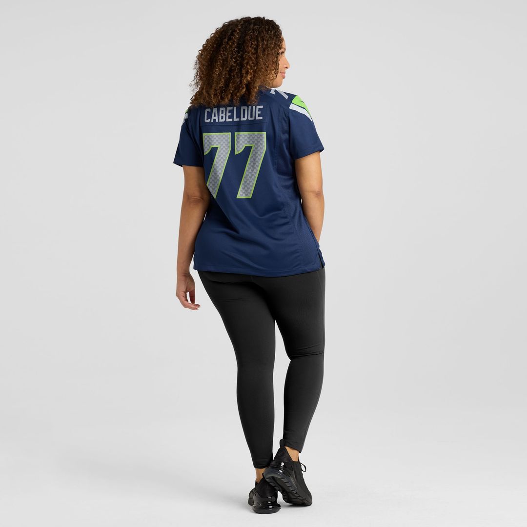 Bryce Cabeldue Seattle Seahawks Women's Team Game Jersey - College Navy