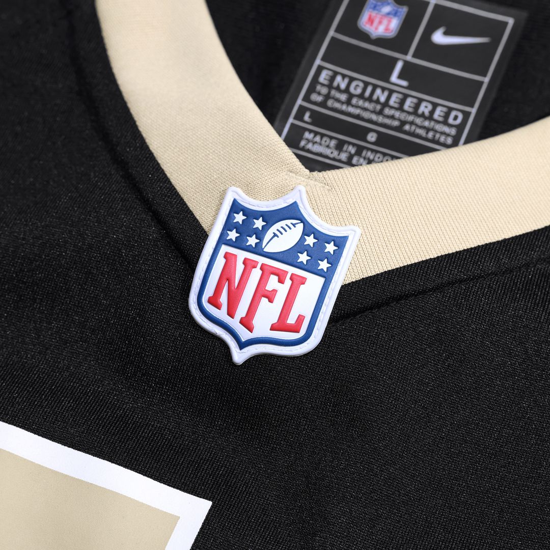 Dillon Radunz New Orleans Saints Team Game Jersey - Black