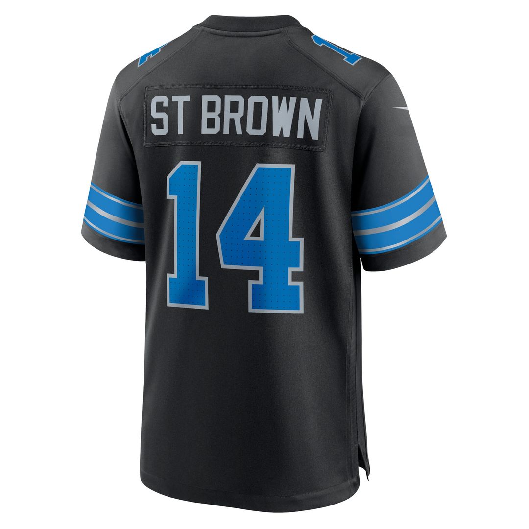 Amon-Ra St. Brown Detroit Lions Game Jersey - Blue