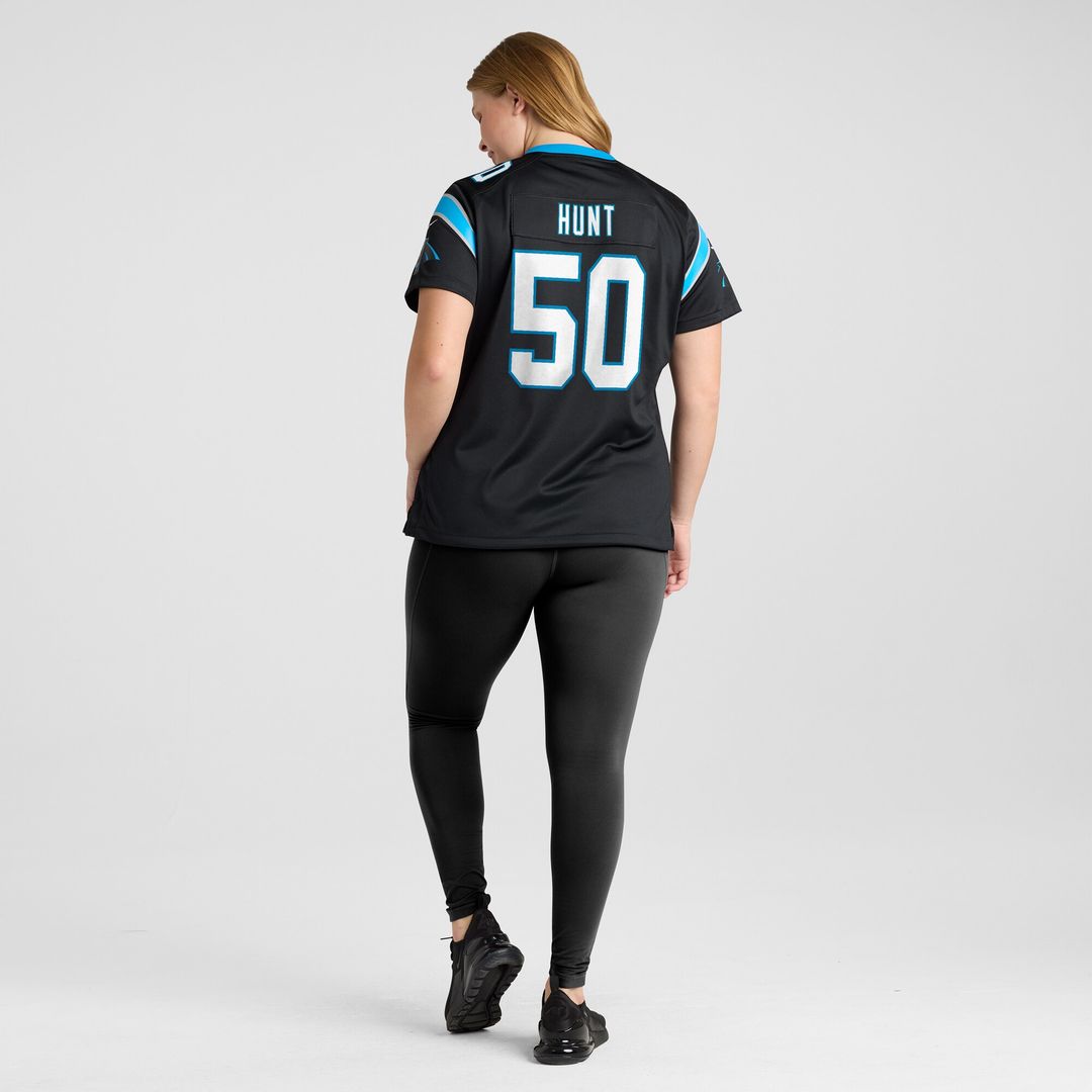 Robert Hunt Carolina Panthers Women's Game Jersey - Black