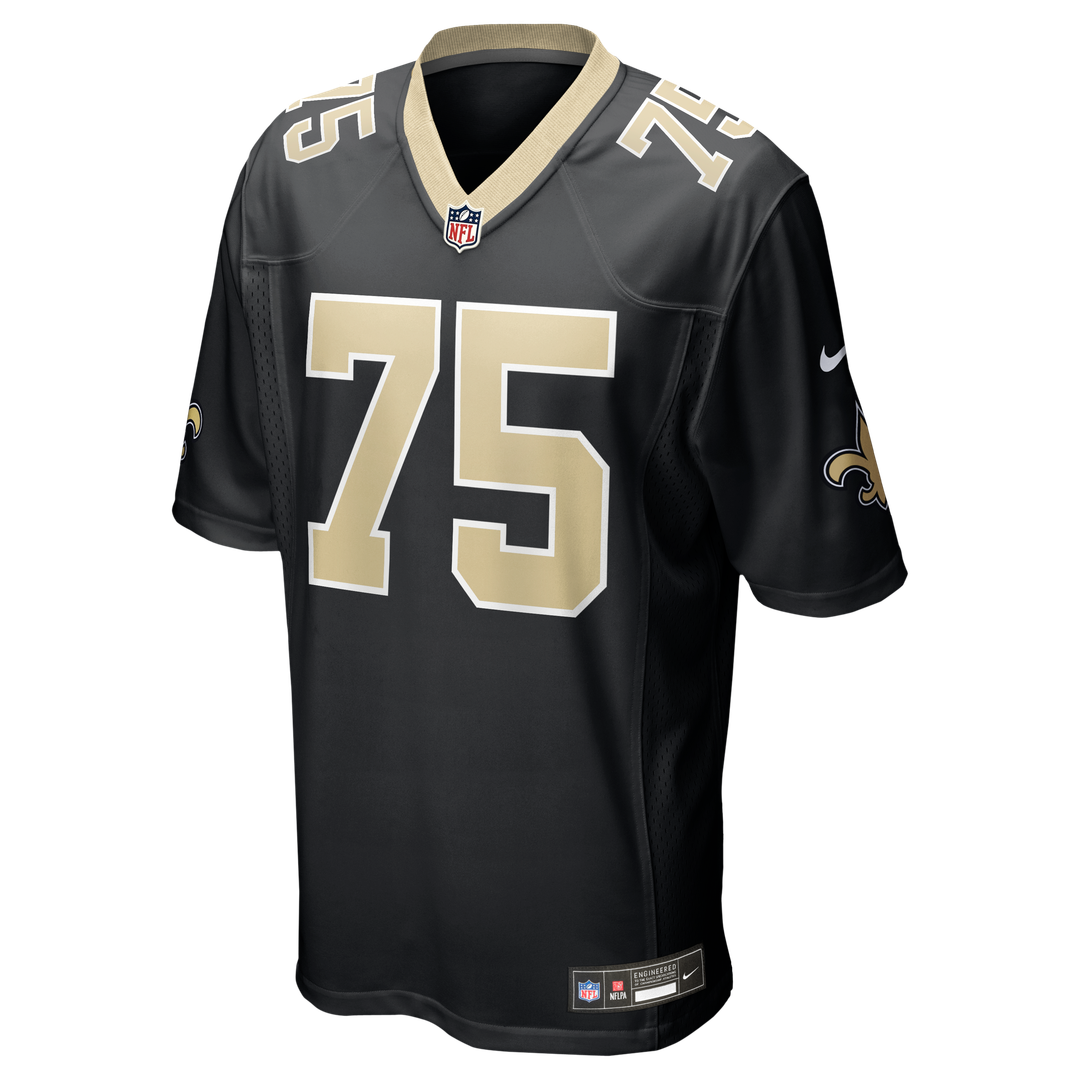 Taliese Fuaga New Orleans Saints Player Game Jersey - Black