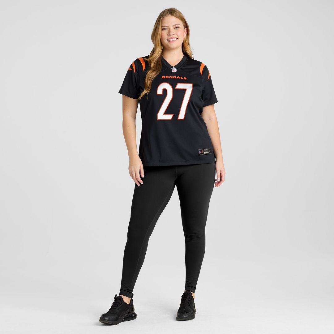Battle Cincinnati Bengals Women's Team Game Jersey - Black
