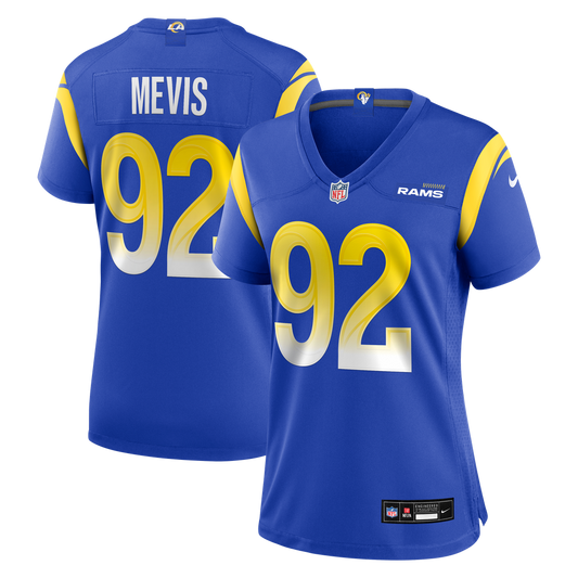 Harrison Mevis Los Angeles Rams Women's Team Game Jersey - Royal