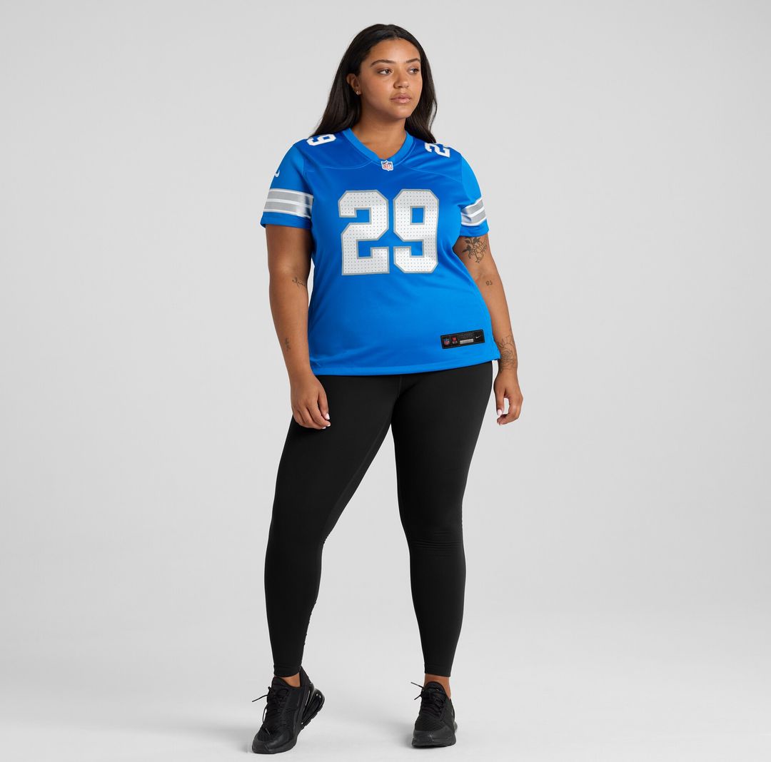 Avonte Maddox Detroit Lions Women's Team Game Jersey - Blue