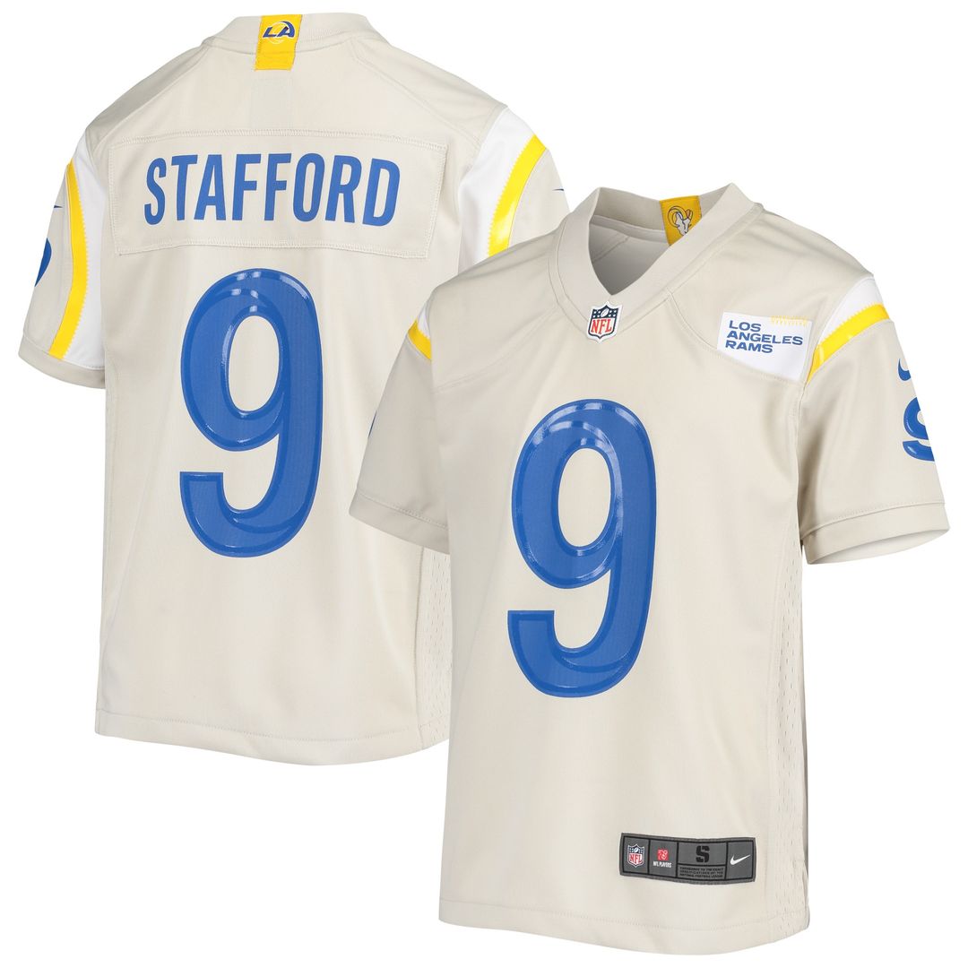 Matthew Stafford Los Angeles Rams Youth Game Jersey - White