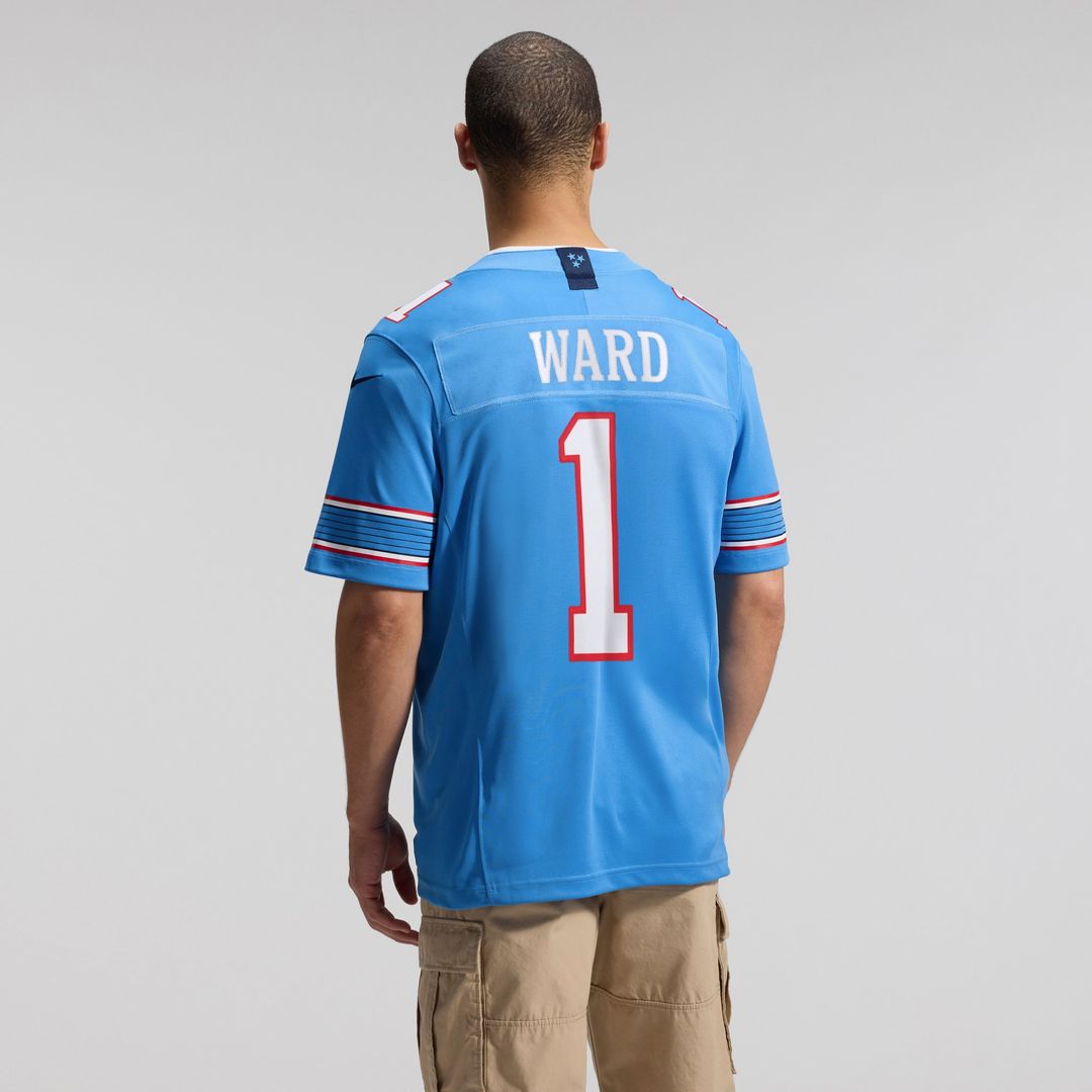 Cameron Ward Tennessee Titans Vapor F.U.S.E. Stitched Limited Jersey - Light Blue