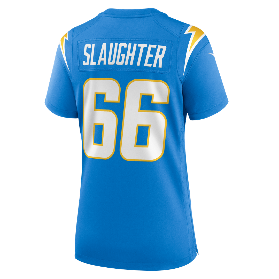Jake Slaughter Los Angeles Chargers Women's Team Game Jersey - Powder Blue