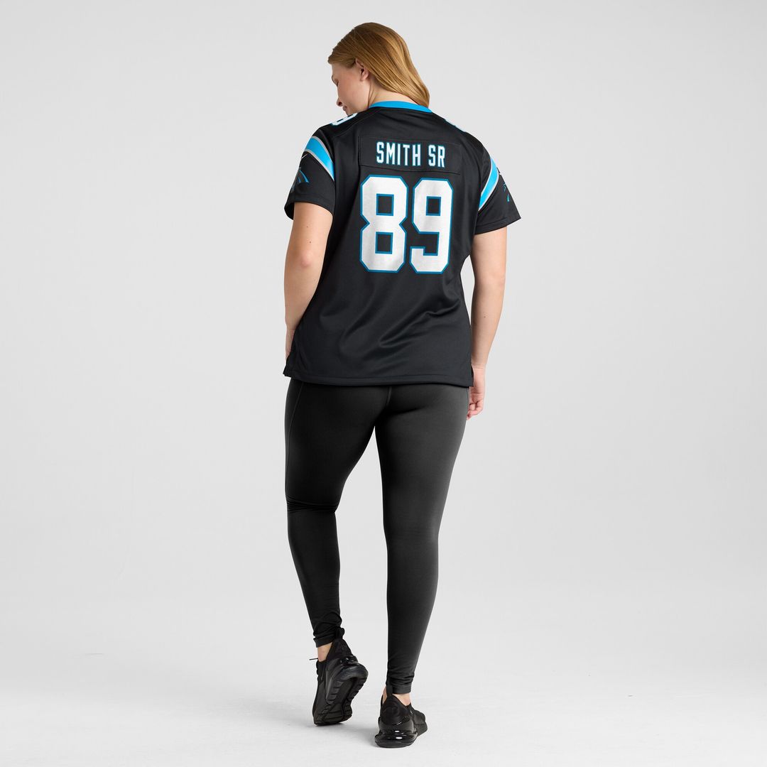 Steve Smith Sr. Carolina Panthers Women's Retired Player Game Jersey - Black