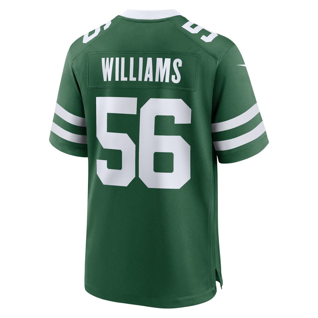 Quincy Williams New York Jets Game Player Jersey – Legacy Green