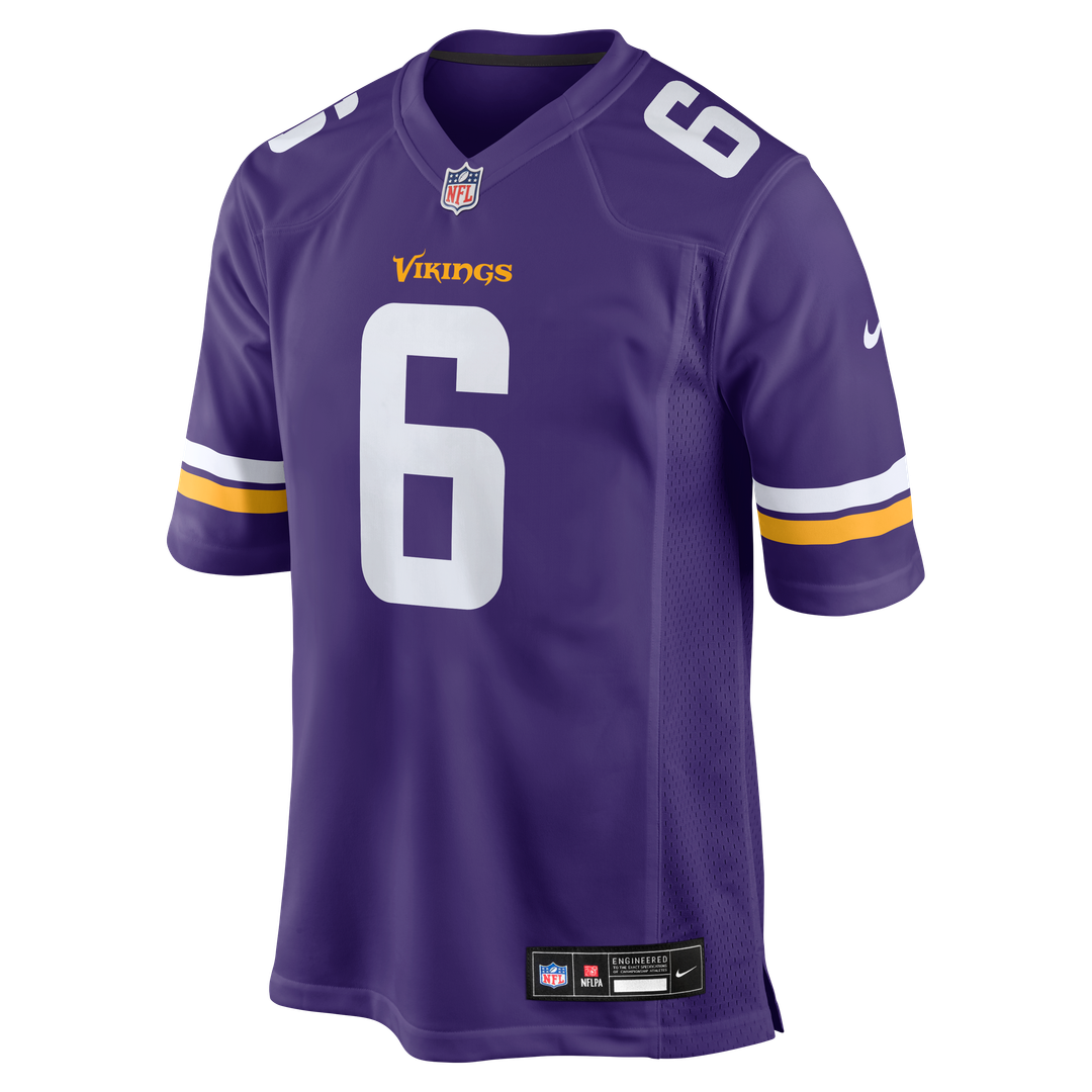 Brian Asamoah II Minnesota Vikings Game Jersey - Purple