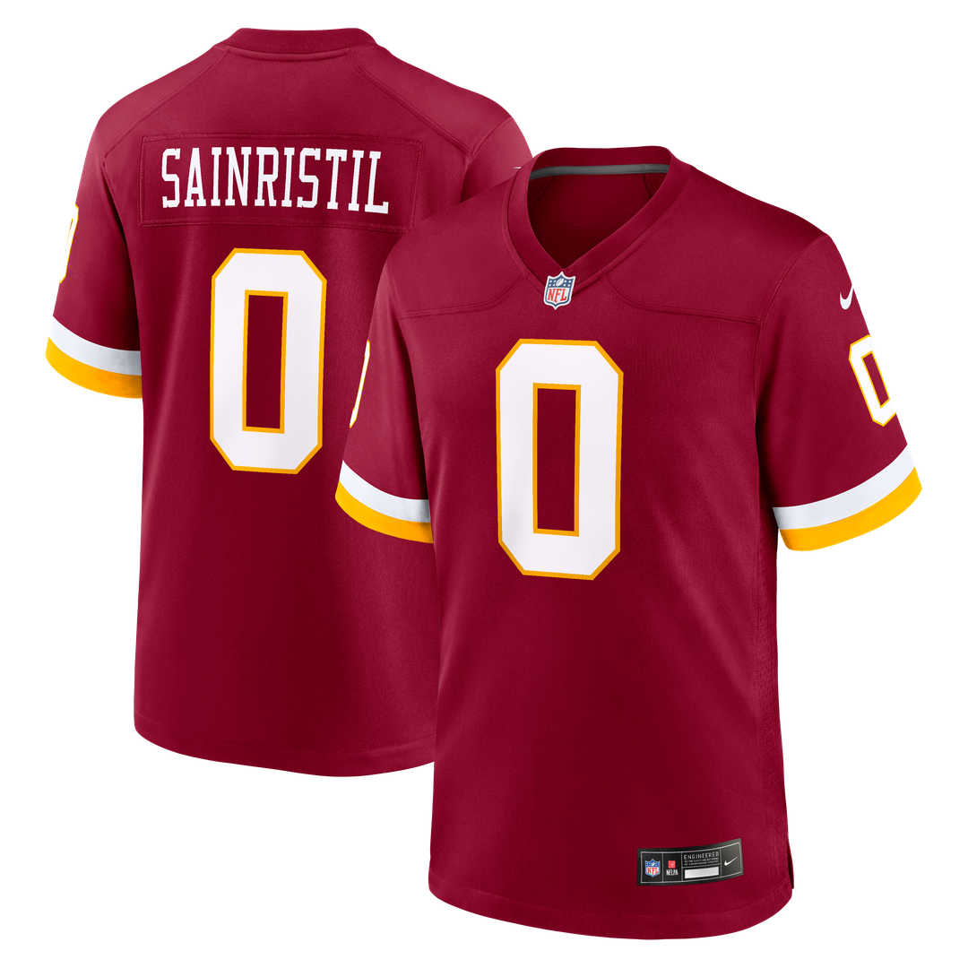 Mike Sainristil Washington Commanders Hail Raiser Alternate Game Jersey - Black