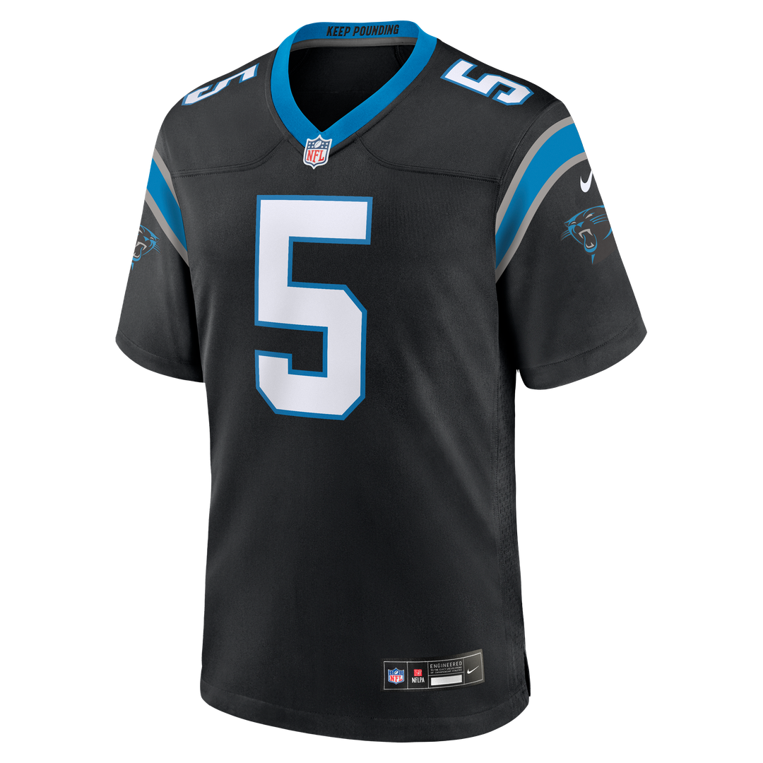 Jaelan Phillips Carolina Panthers Game Jersey - Black