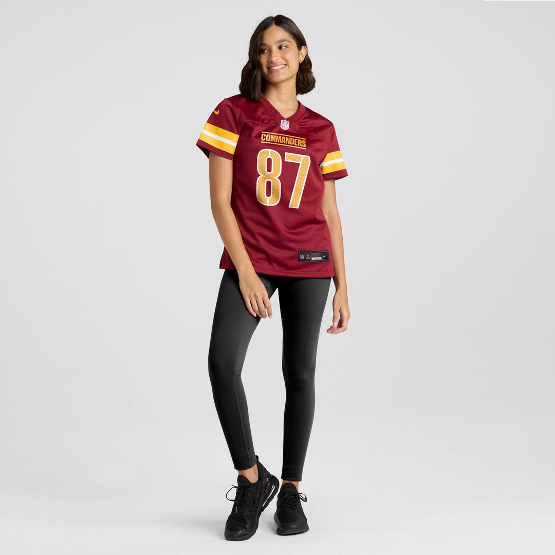 John Bates Washington Commanders Women's Game Jersey - Burgundy