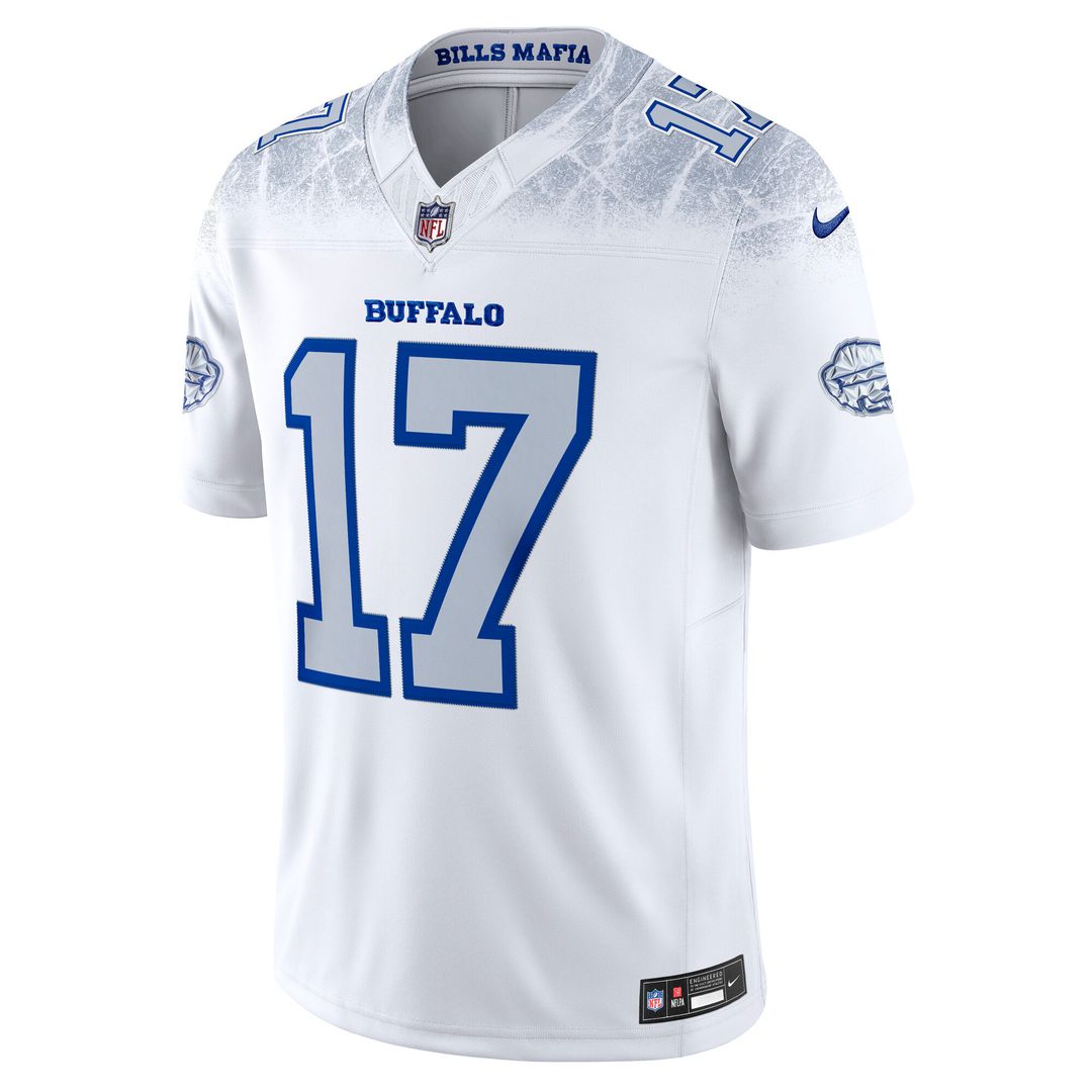 Josh Allen Buffalo Bills 2025 Rivalries Collection Stitched Limited Jersey - White