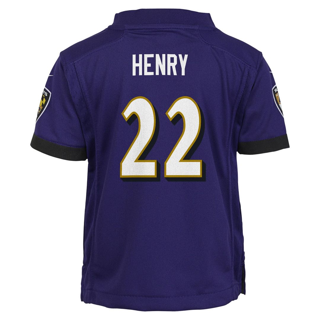 Derrick Henry Baltimore Ravens Infant Team Player Game Jersey - Purple