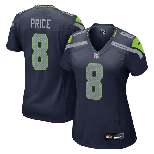 Jadarian Price Seattle Seahawks Women's Team Game Jersey - College Navy