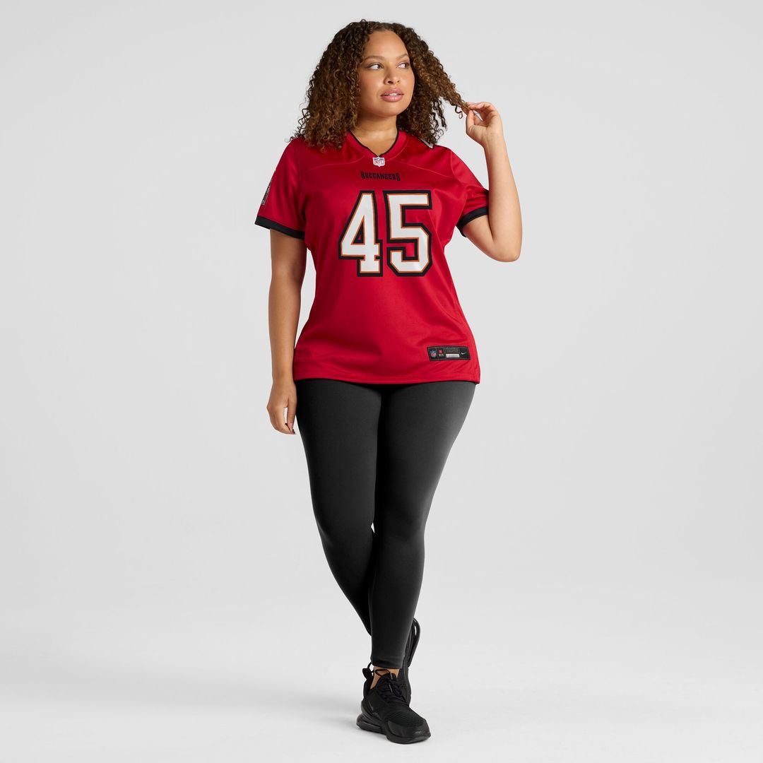 Deion Jones Tampa Bay Buccaneers Women's Team Game Jersey - Red