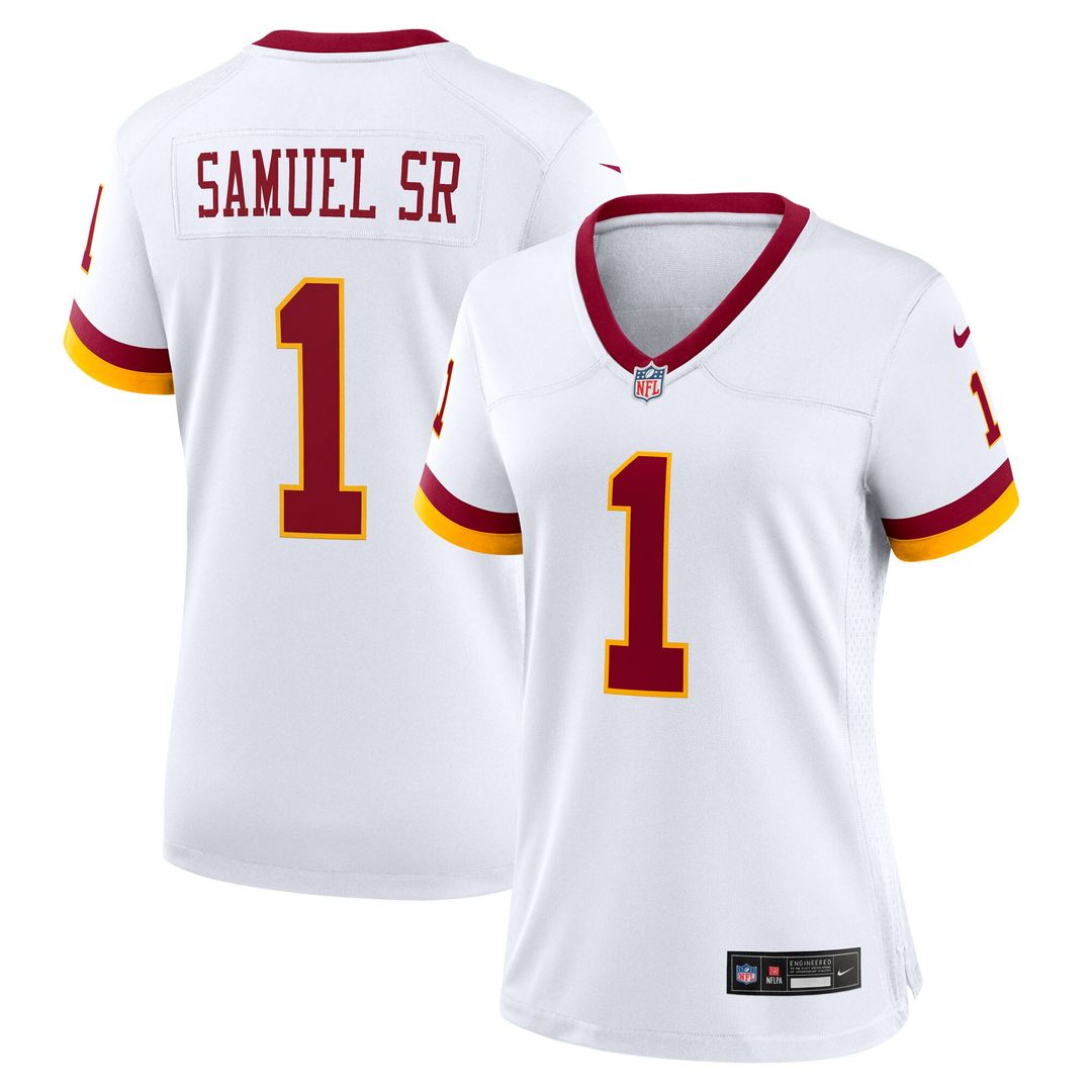 Deebo Samuel Sr Washington Commanders Women's Game Super Bowl Era Jersey - White