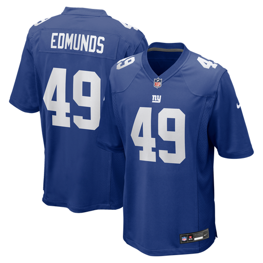 Tremaine Edmunds New York Giants Team Game Jersey - Royal