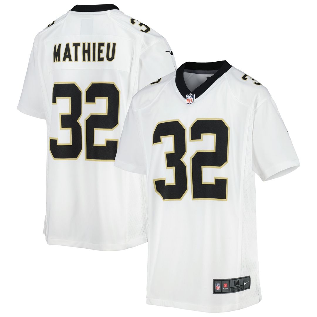 Tyrann Mathieu New Orleans Saints Youth Game Jersey - Black
