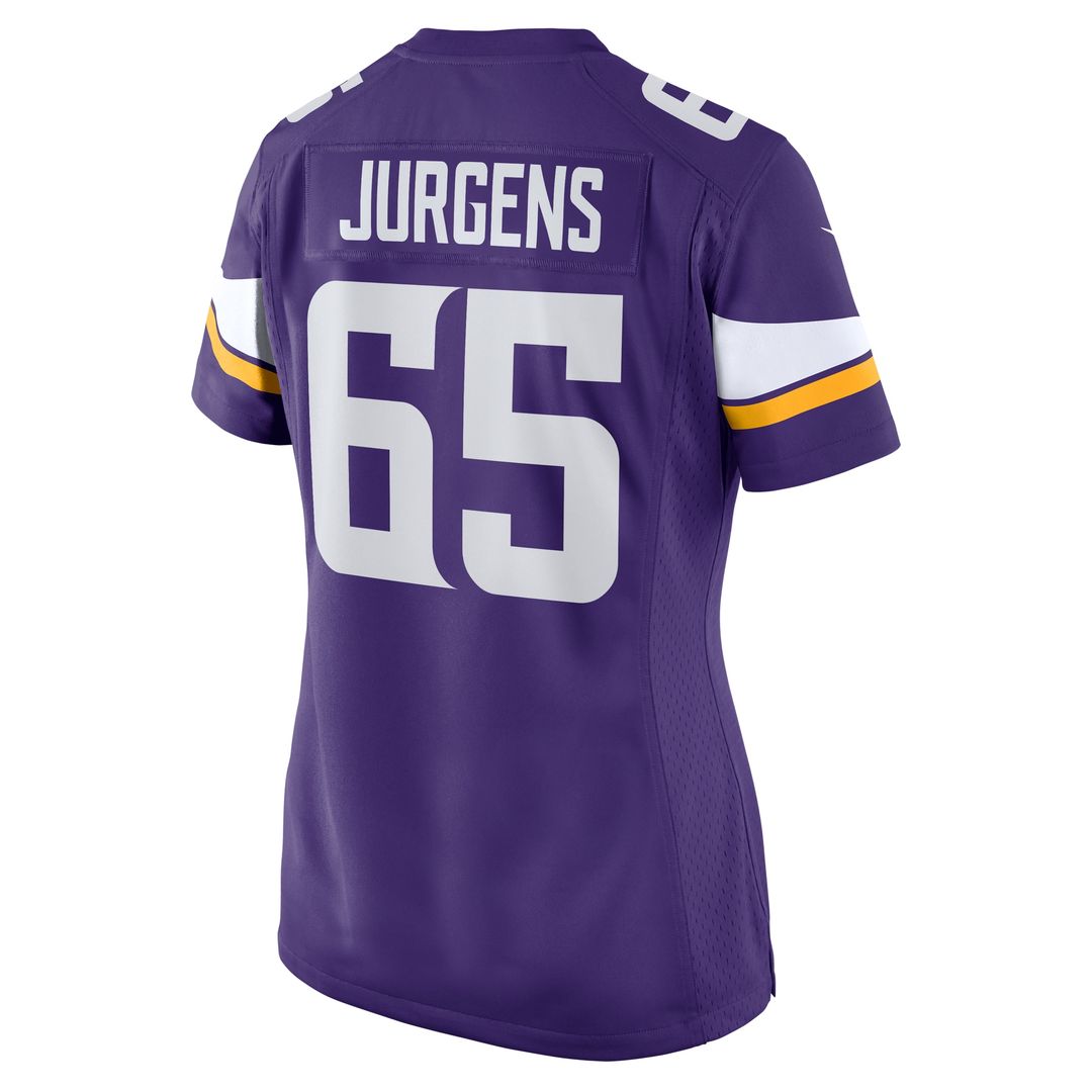 Michael Jurgens Minnesota Vikings Women's Game Jersey - Purple