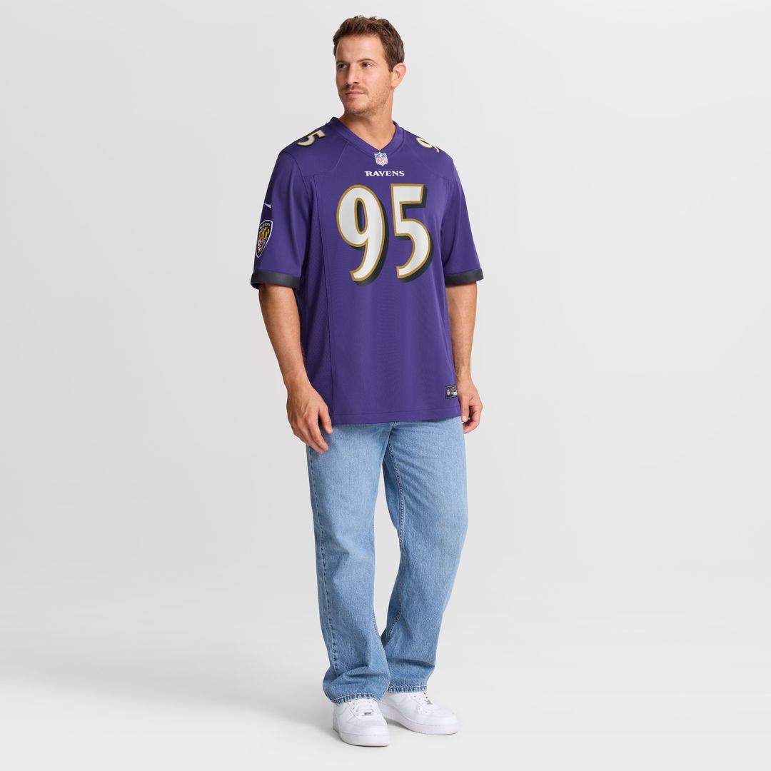 Tavius Robinson Baltimore Ravens Team Game Jersey - Purple