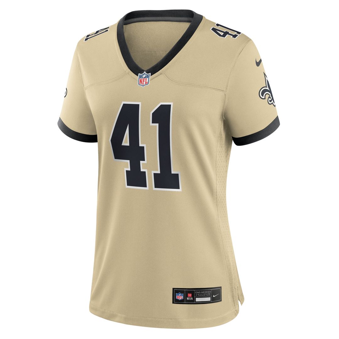 Alvin Kamara New Orleans Saints Women's Game Jersey - Black