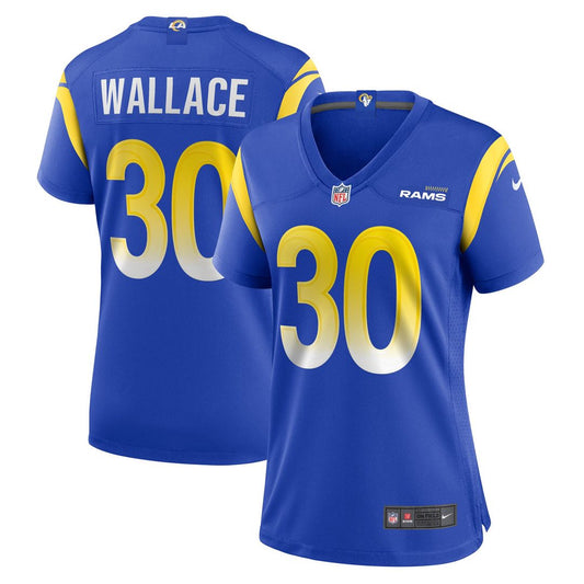 Josh Wallace Los Angeles Rams Women's Game Jersey - Royal