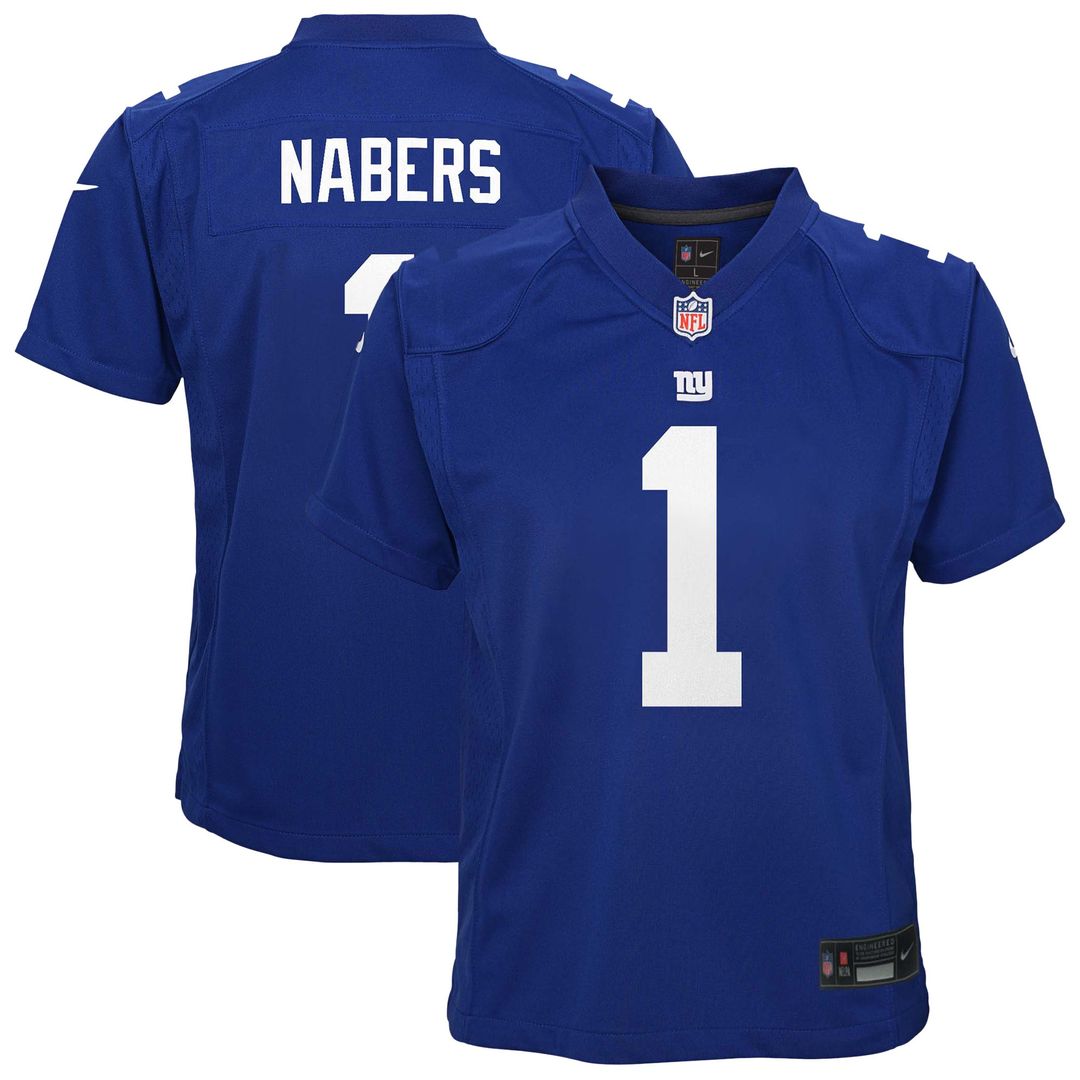 Malik Nabers New York Giants Youth Game Jersey - Red