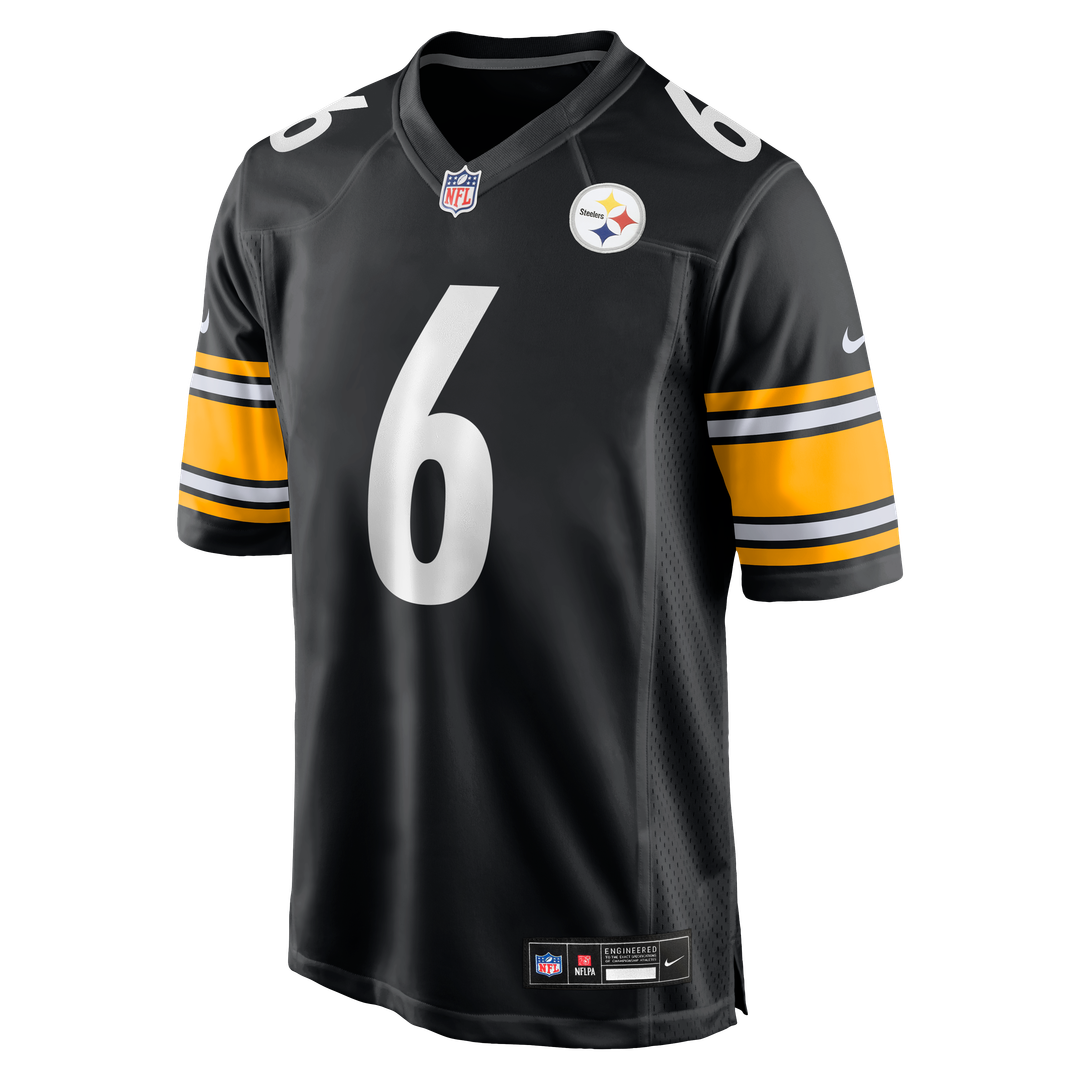 Patrick Queen Pittsburgh Steelers Game Jersey - Black