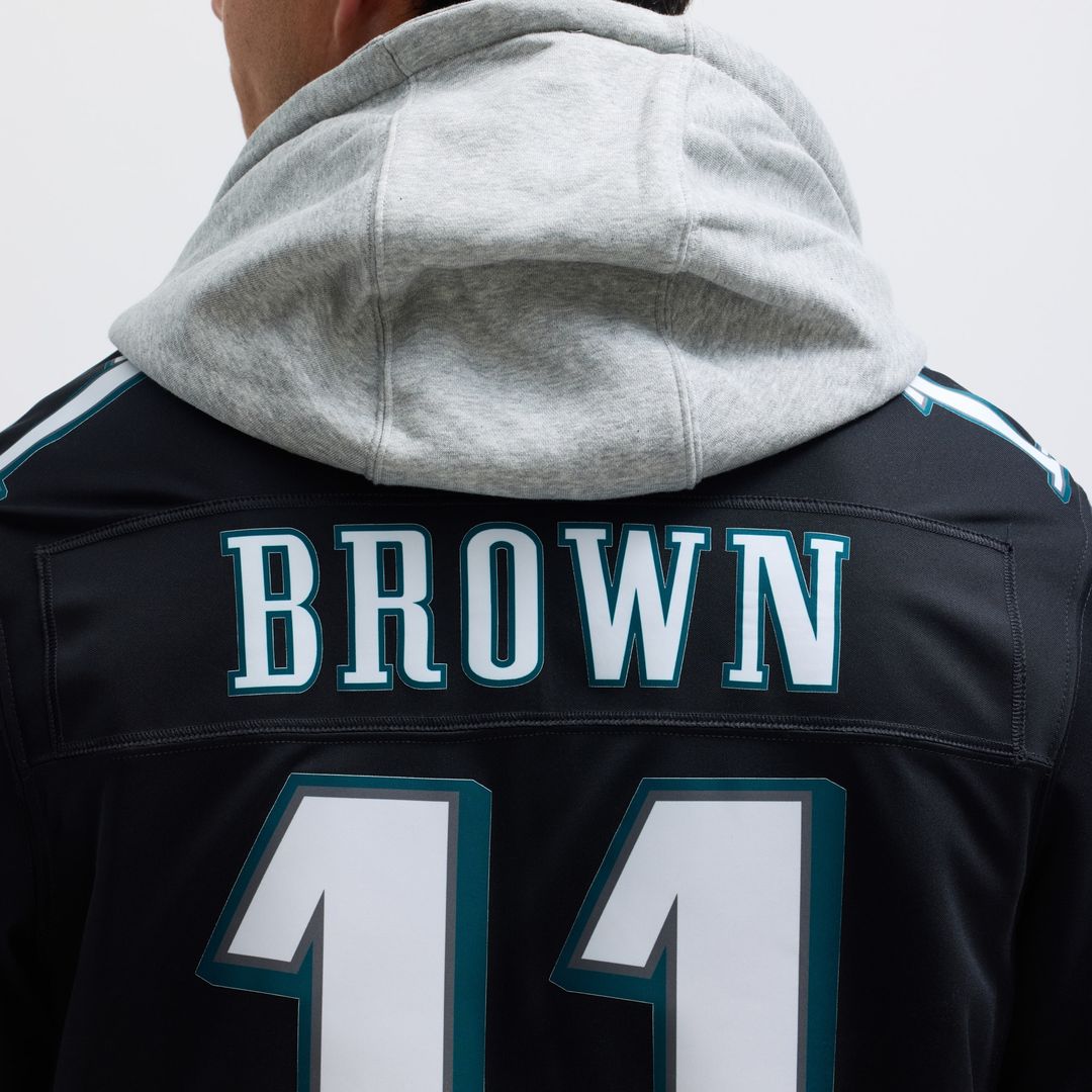 A.J. Brown Philadelphia Eagles Alternate Vapor F.U.S.E. Limited Jersey - Black