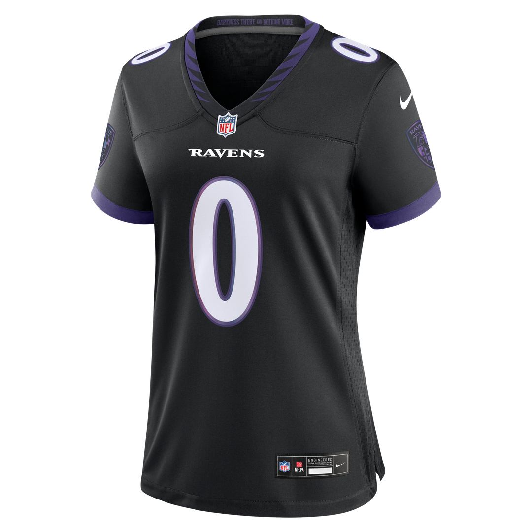 Roquan Smith Baltimore Ravens Women's Alternate Game Jersey - Black
