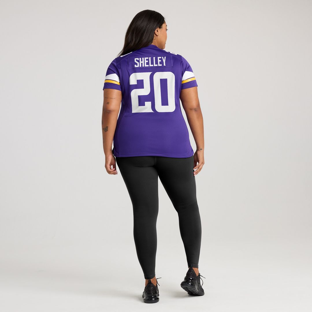 Duke Shelley Minnesota Vikings Women's Home Game Player Jersey - Purple