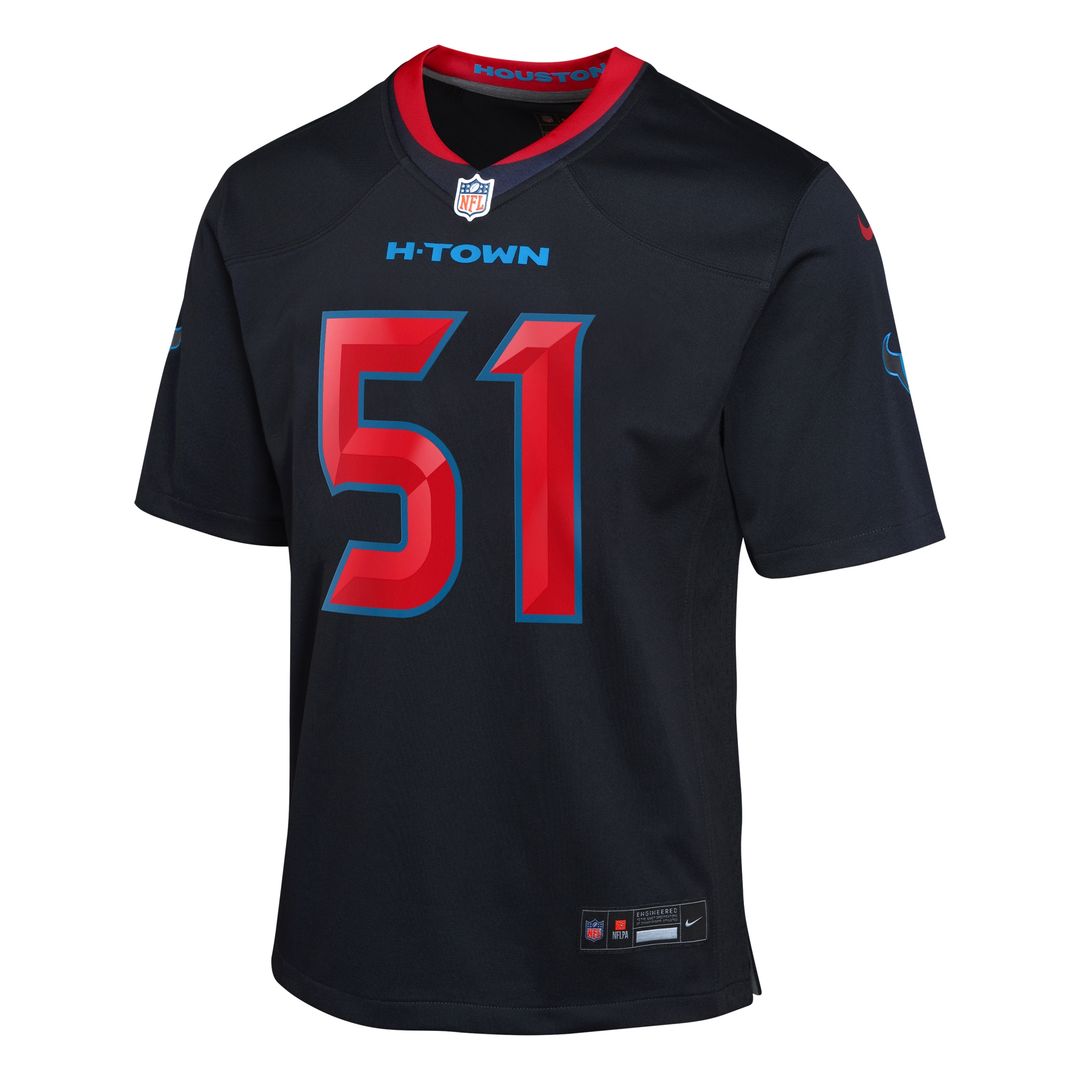 Will Anderson Jr. Houston Texans Youth Game Jersey - Navy