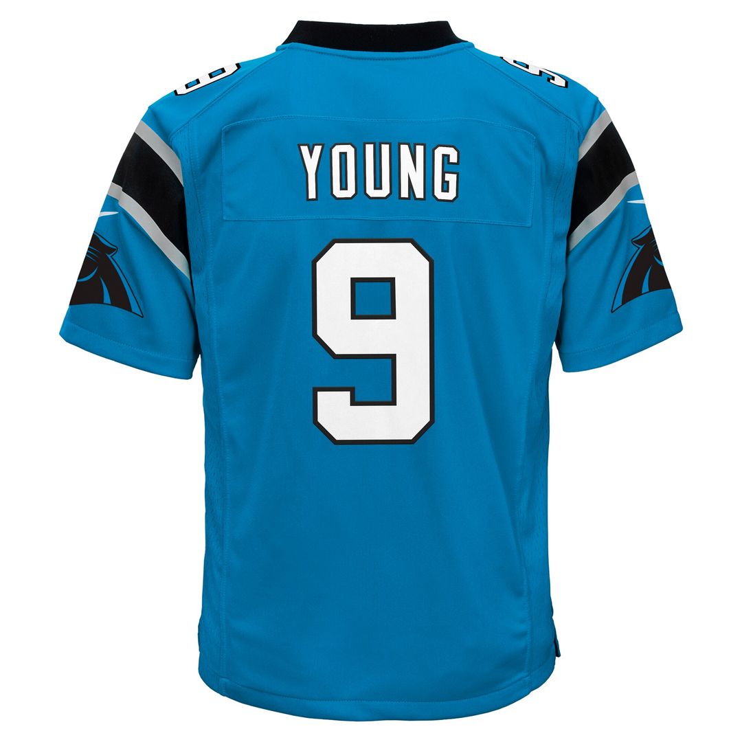 Bryce Young Carolina Panthers Youth Game Jersey - Black