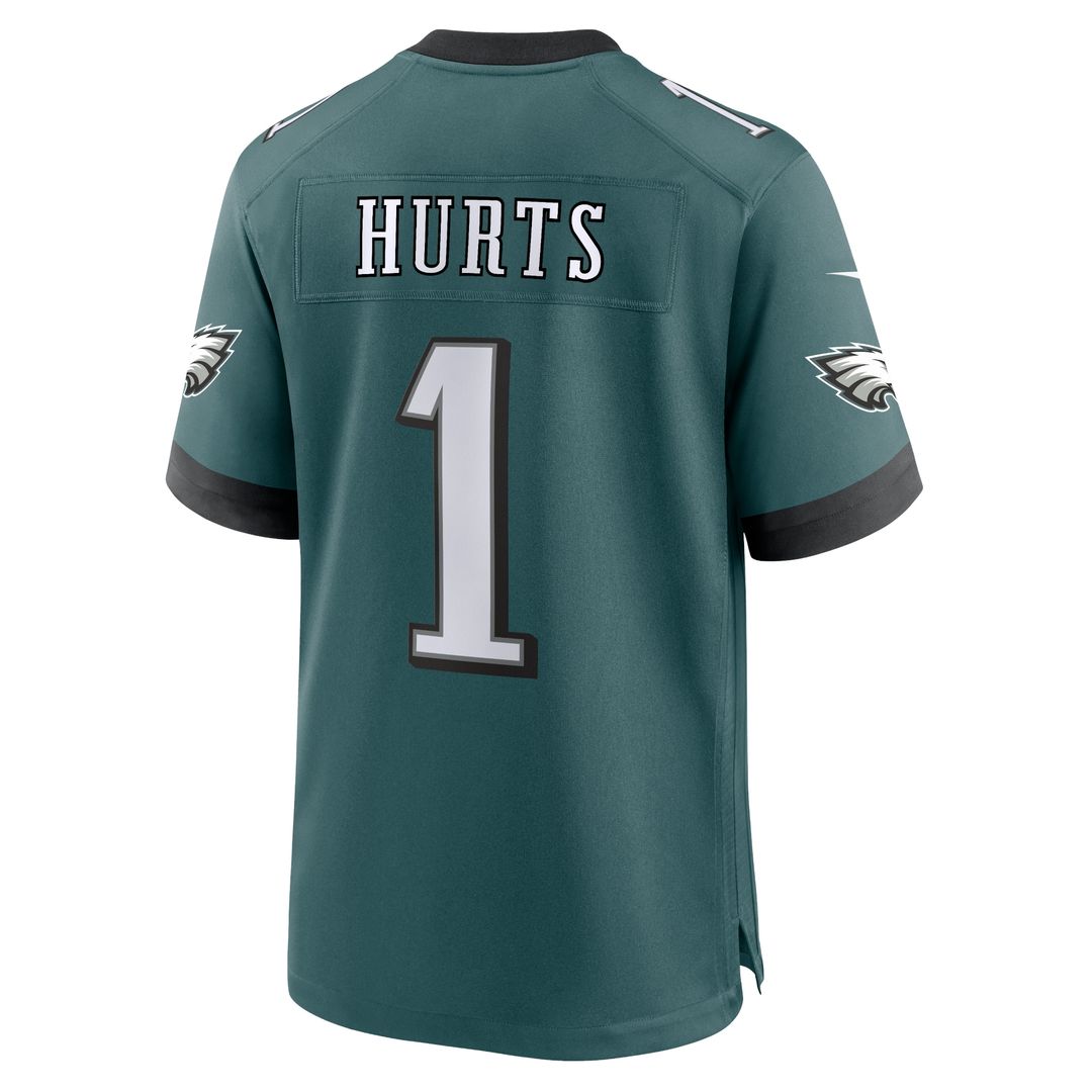 Jalen Hurts Philadelphia Eagles Team Game Jersey - Midnight Green