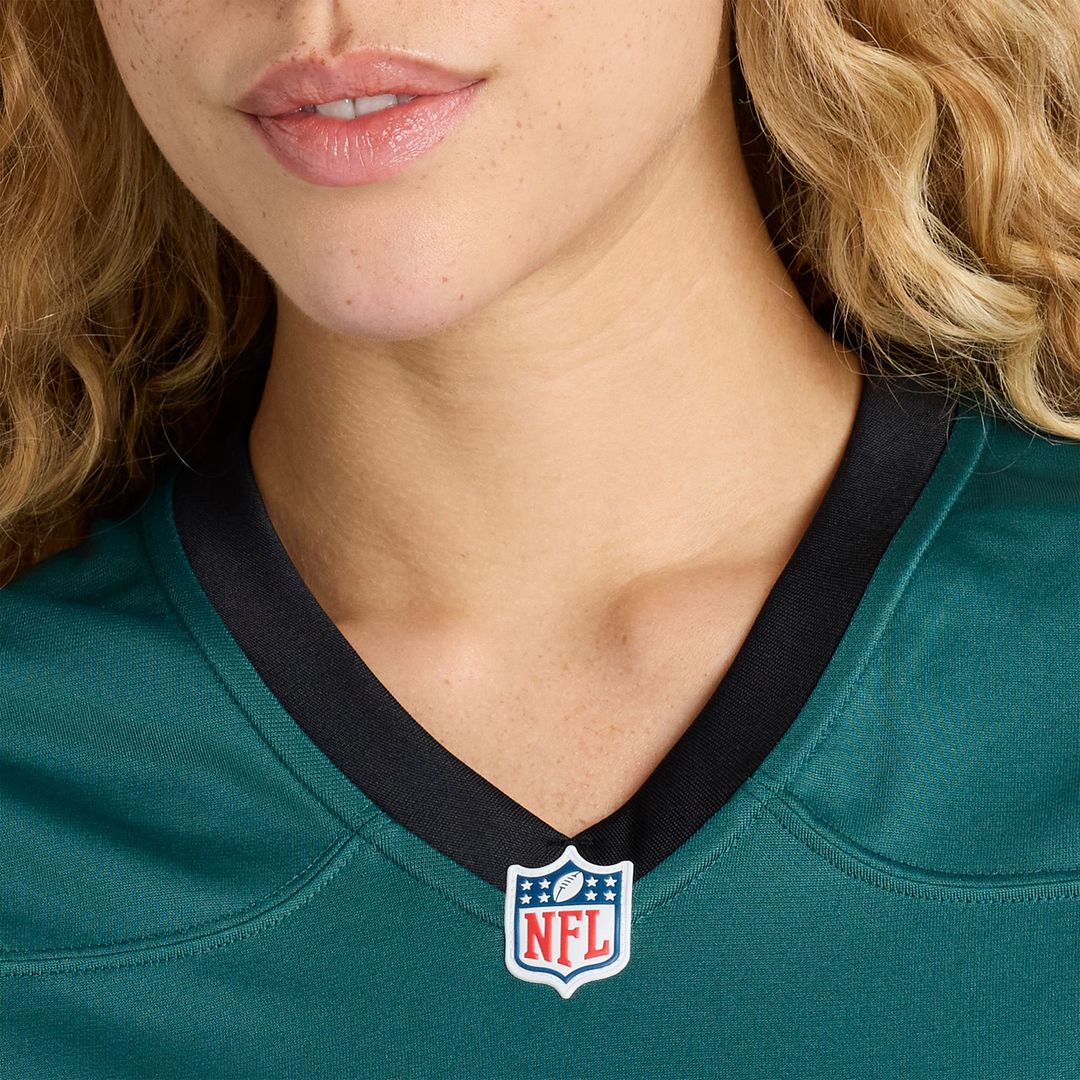 Charley Hughlett Philadelphia Eagles Women's Team Game Jersey - Midnight Green