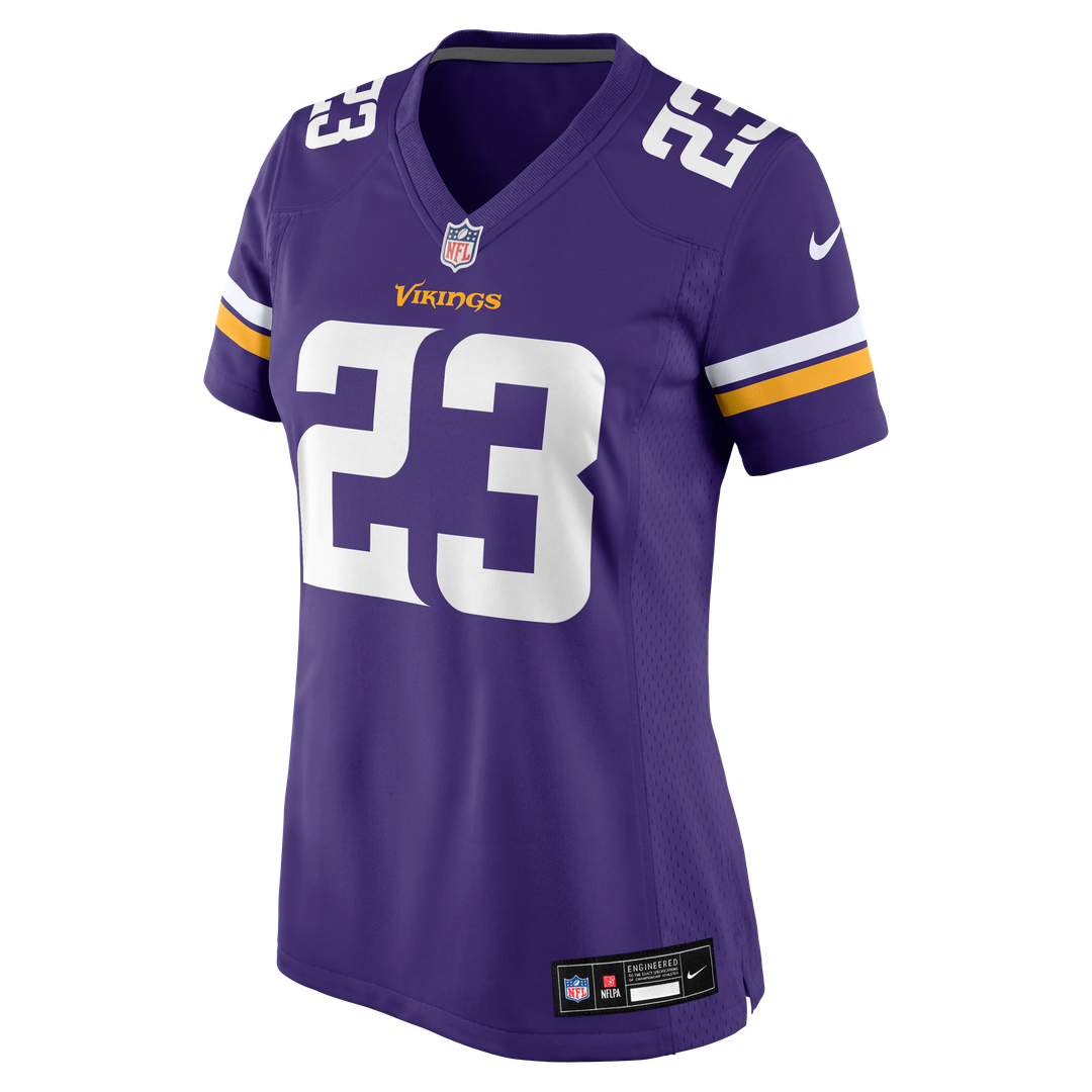 James Pierre Minnesota Vikings Women's Team Game Jersey - Purple