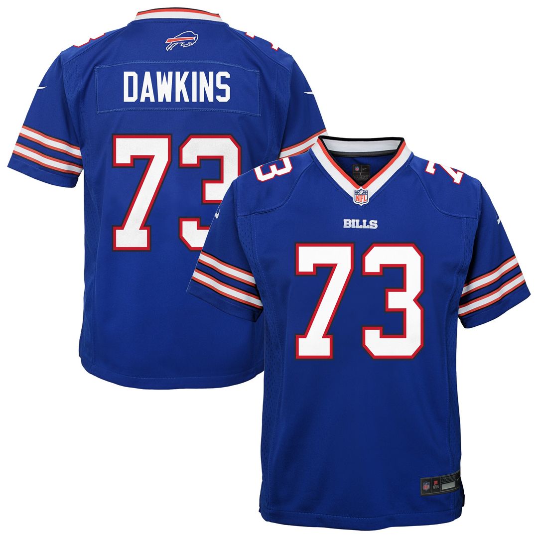 Dion Dawkins Buffalo Bills Youth Team Game Jersey - Royal