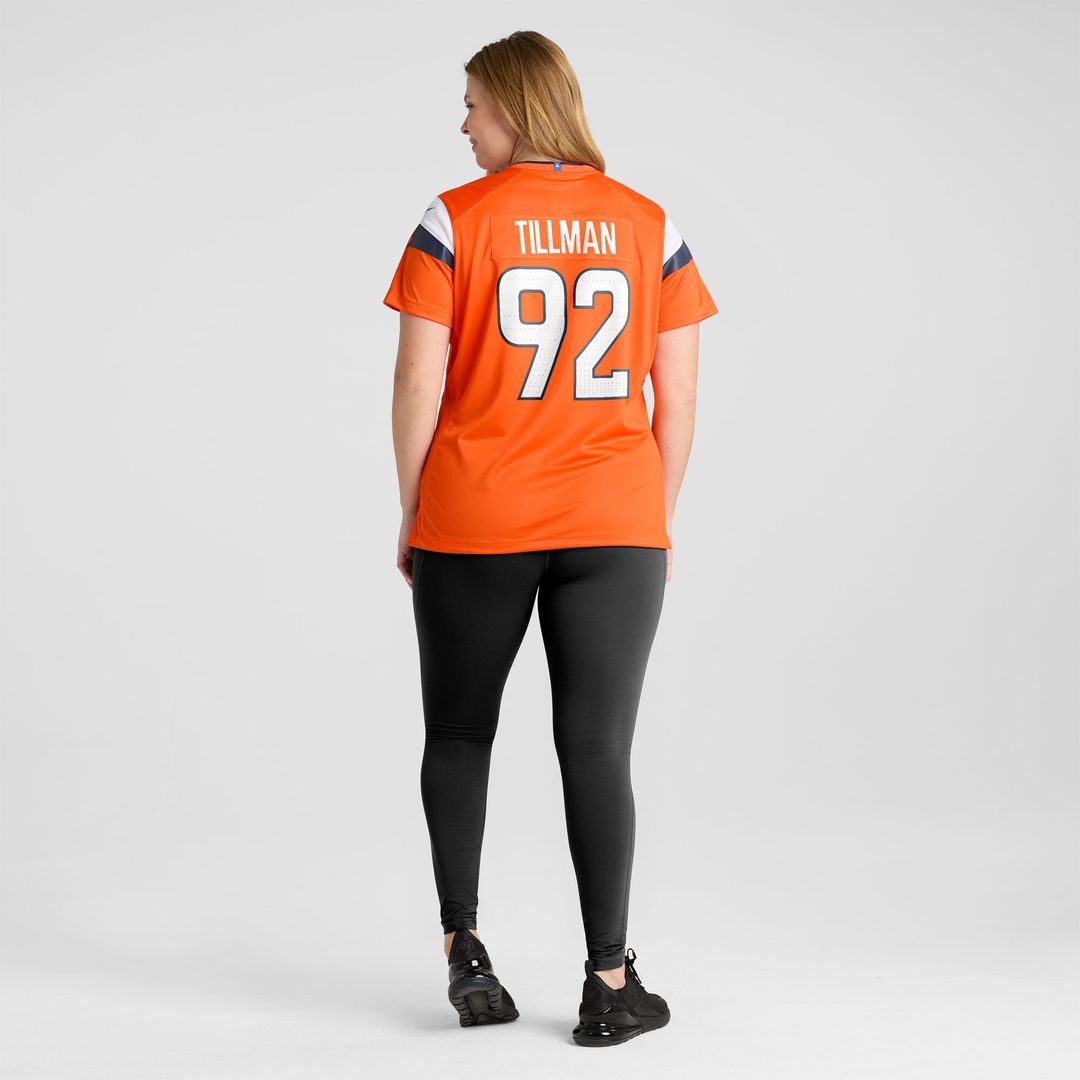 Dondrea Tillman Denver Broncos Women's Team Game Jersey - Orange