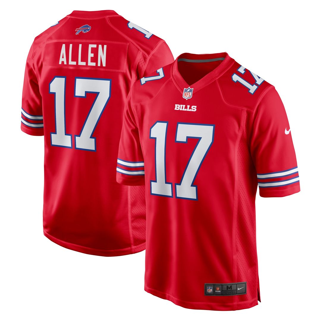 Josh Allen Buffalo Bills Team Game Player Jersey - Royal