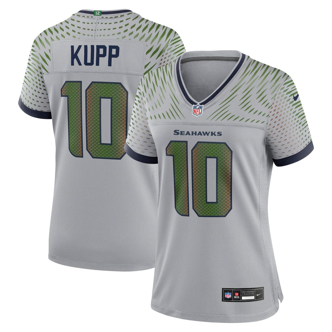 Cooper Kupp Seattle Seahawks Women's 2025 Rivalries Collection Game Jersey - Wolf Gray