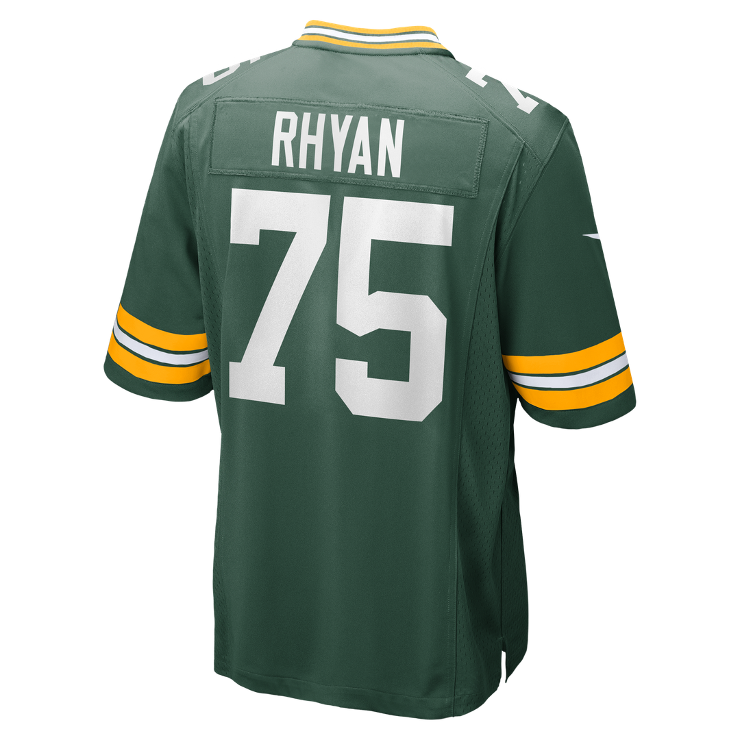 Sean Rhyan Green Bay Packers Game Player Jersey - Green