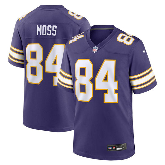 Randy Moss Minnesota Vikings Classic Retired Player Game Jersey - Purple