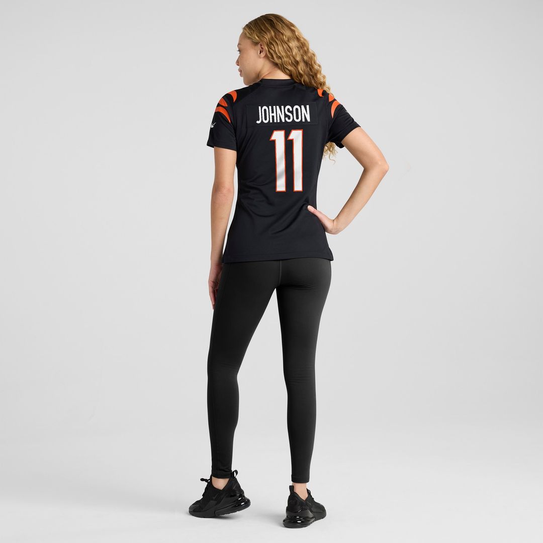 Josh Johnson Cincinnati Bengals Women's Team Game Jersey - Black